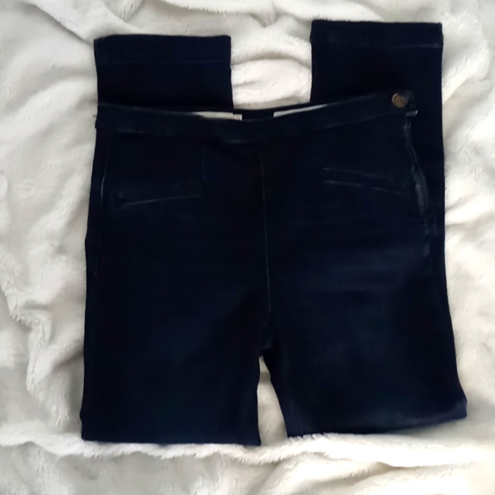 Pilcro and the Letterpress jeans Anthropologie High Rise Legging, size 28, dark